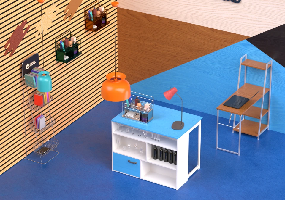 Stand Corner - Render 2