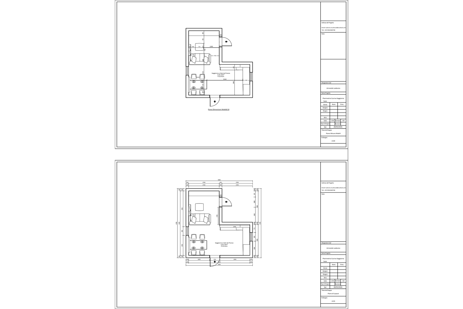 Progetto d'Interni Integrato - Planimetria