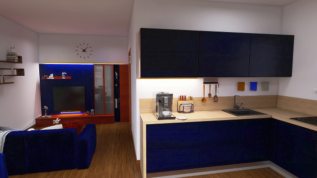 Progetto d'Interni Integrato - Render 1