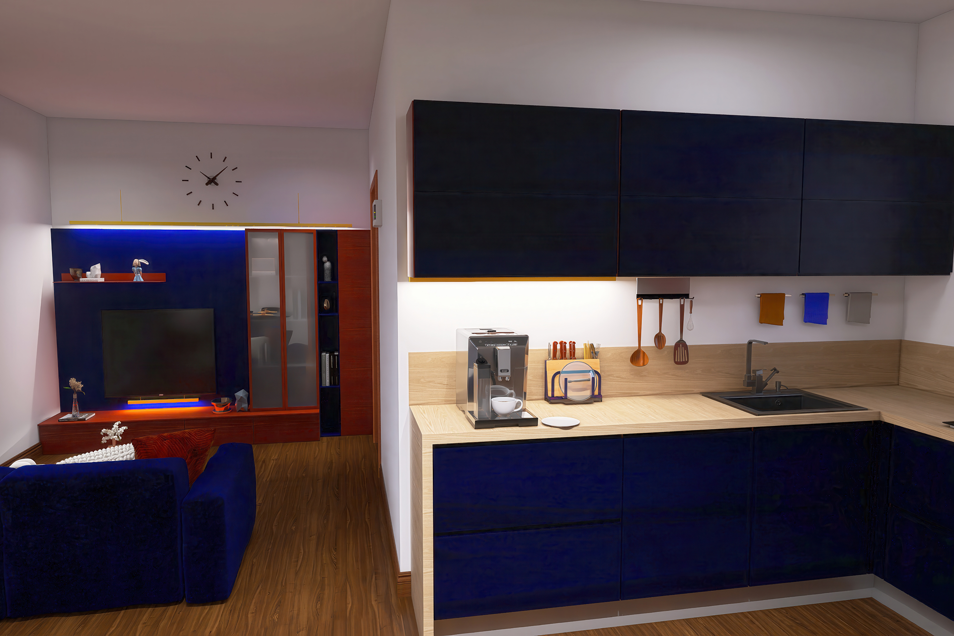 Progetto d'Interni Integrato - Render 1